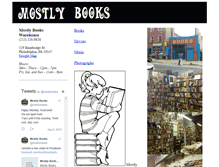 Tablet Screenshot of mostlybooksphilly.com